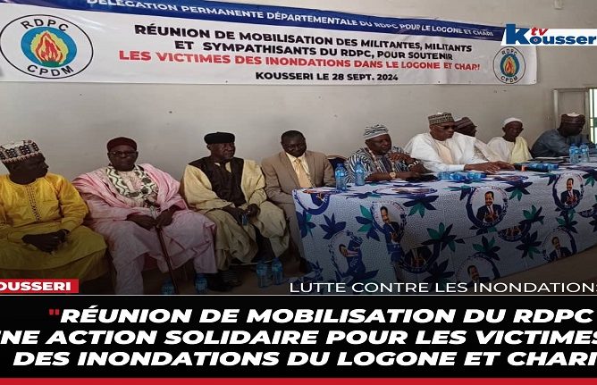 Réunion de mobilisation du rdpc : une action solidaire pour les victimes des inondations du logone et chari
