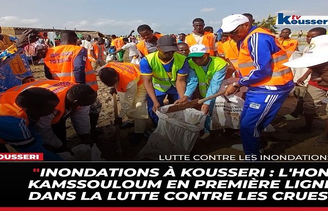 Inondations à kousseri : l’hon. kamssouloum en première ligne dans la lutte contre les crues