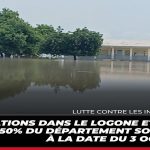 Inondations dans le logone et chari : plus de 50% du département sous l’eau à la date du 3 oct. 2024